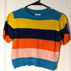 Arizona sweater crop top tee